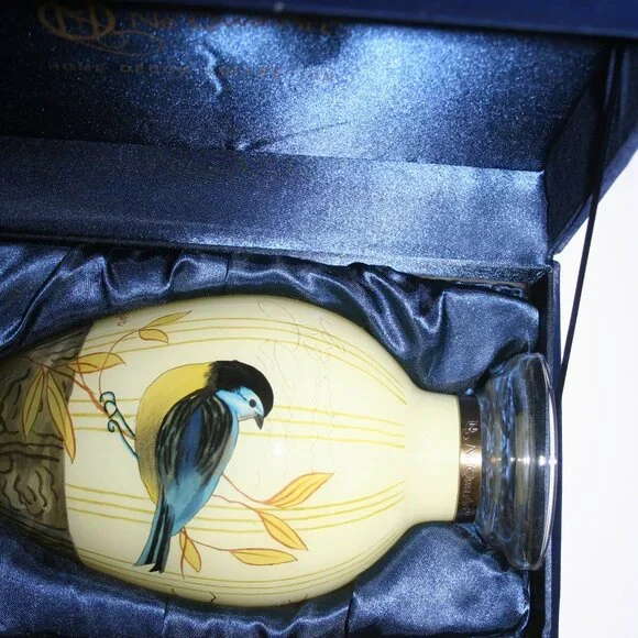 Ne'Qwa Art Bird Song Decorative Flower Vase - Susan Winget Artist